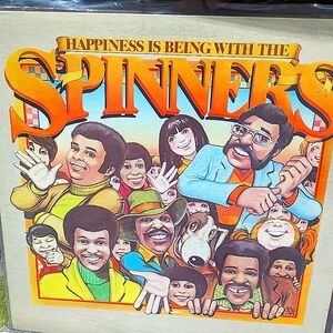1976 LP Happiness Begins with the Spinners Vinyl Atlantic Record